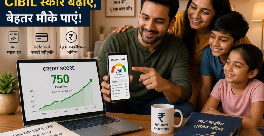 cibil score kaise badhaye India credit score improvement tips